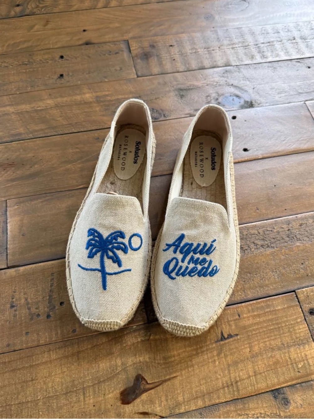 Women’s Soludos x Rosewood Mayakoba Aqui Me Quedo Espadrilles size 10